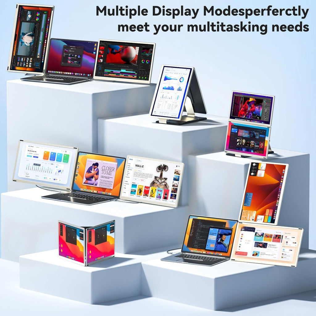 VISIONO S6 Triple Portable Monitor — 15.6" FHD